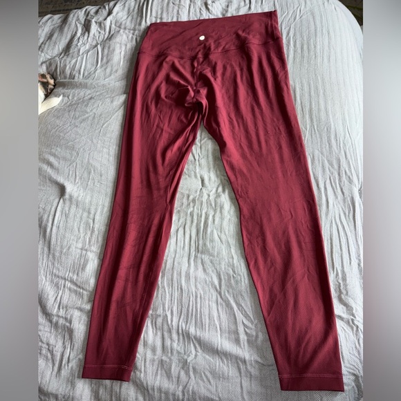 Lululemon Align 28” Leggings in Wine size 12 - Picture 4 of 10